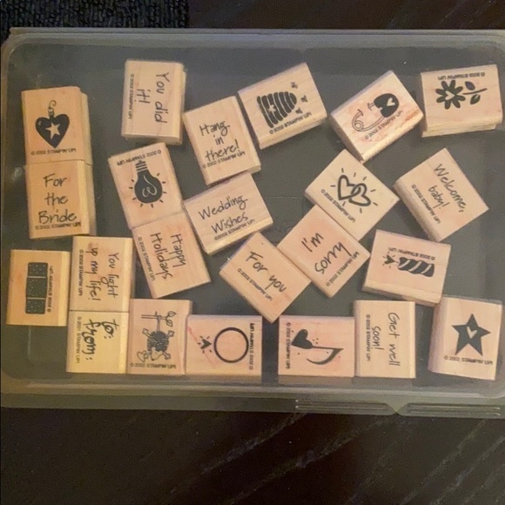 STAMPIN UP RETIRED STAMP SET